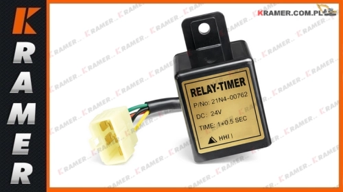 21N4-00762 Przekaźnik HYUNDAI R80-7 R210-7 R210-9 RD80-7 Relay timer / Časovač relé / Relejni mjerač vremena /Relätimer /Relės laikmatis / Реле таймера/ Relais-Timer