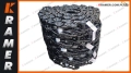 102-8077 Łańcuch gąsienicy stalowy minikoparki stosowany zamiennie z gąsienicą gumową 450x71x80 w minikoparkach VOLVO EC70  EC70B Track chain  Baggerketten  цепи гусеницы  lanci  láncok