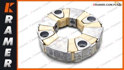 Sprzęgło elastyczne pompy 110H kompletne  Clutch Hydraulic Pump / clutch between engine and hydraulic pump