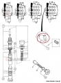 Elektrozawór hydroklapy JCB 2CX / 3CX / 4CX; Numer katalogowy - 25/974628;solenoid valve/ соленоидный клапан/ Solenoidventils