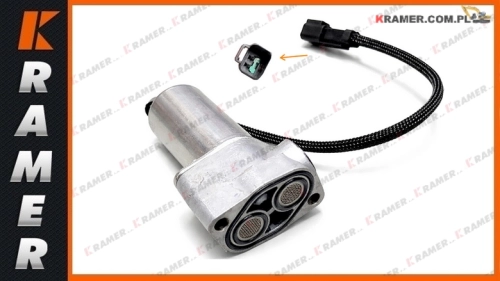 702-21-07620 Elektrozawór stosowany w spycharkach KOMATSU D31EX-21  D31PX-21  D37EX-21  D37PX-21  D39EX-21  D39PX-21 Valve, solenoid assembly / Электромагнитныйклапан / Magnetventil