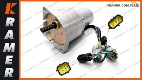 KP56RM2G-011 Silnik krokowy koparki Kobelco SK200-6E  SK230-6E  MOTOR ASS'Y GOVERNOR / throttle motor / Stepping motorgovernor