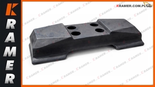 KMA1283/NEUSON Stopa nakładka gumowa gąsienicy NEUSON 14504  ET145 500mm rubber pad / gummidyna / guminis padas / gumová podložka / гумова прокладка /