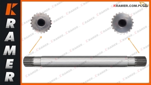 11195594 VOE11195594 Wał pośredni VOLVO A35E A35F A35G A40E A40F A40G A45G  Shaft / Вал / Hřídel / Vārpsta / Axel/