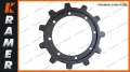 04173600 Koło napędowe gąsienicy gumowej pasujące do minikoparki HINOVA HS850B PT8G Sprocket / Turas / Kettenräder / Antriebsräder / Звезда / Pignon / Lánckerekek / Rueda cabilla / Ruota motrice / Drivhjul