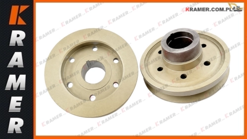 6204-31-1450 Koło pasowe wału KOMATSU PC60-3 WA70-1 D21-6 silnik 4D95  PULLEY CRANKSHAFT / RATAVIMAS / RADLAGER / шкив коленчатого вала