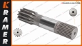 11709379 VOE11709379 Wałek piasty VOLVO BL71 DRIVE SHAFT WITN GEAR / HNACÍ HRIADEĽ S OZUBENÍM / POGONSKA VRATILA S ZUPČANIKOM / KARDANINIS VELENAS SU PAVARA / DRIVAXEL MED KEDJUR / ПРИВОДНИЙ ВАЛ З ШЕСТЕРНІСТЮ /