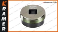 128/10850 Ślizg JCB 3CX 4CX podpory metalowy - dokręcany Pad, assembly wear, stabiliser leg / Гайка регулировочная подпоты
