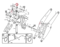 11093778 VOE11093778 Łącznik łyżki stosowany w ładowarkach VOLVO L180 L180C L180D L180E L180F L180G L180H Bucket link / bielle / Крепеж ковша