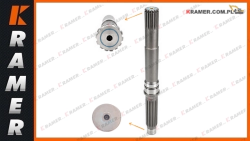 14604829 ORG  VOE14604829  Wałek silnika jazdy VOLVO EC250D EC250E EC300D EC300E Shaft/ shaft released / hriadeľ uvoľnený / vratilootpušteno / atleistas velenas / axeln släppt / вал звільнений /Welle freigegeben / Gear Sun Shaft /