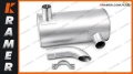 3244156 324-4156 Tłumik stosowany w koparkach CAT z silnikiem C6 C6.4  320D 321D 323D Śrenica wlotu: 89mm Muffler silencer / silencer exhaust / silenciador / Schalldämpfer / duslintuvas / глушитель / dämpare