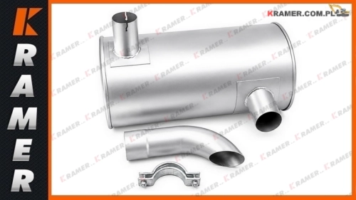3244156 324-4156 Tłumik stosowany w koparkach CAT z silnikiem C6 C6.4  320D 321D 323D Śrenica wlotu: 89mm Muffler silencer / silencer exhaust / silenciador / Schalldämpfer / duslintuvas / глушитель / dämpare