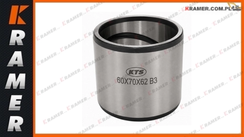 60x70x62 B3 Uniwersalna utwardzona tuleja wysięgu ramienia łyżki pod sworzeń  Ø - 60 mm z kanałami smarującymi Tuleja / Bushing / втулка / bague / cojinete / púzdro / pouzdro / persely / bucșe / bussning / Buchse / foring
