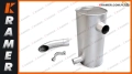 3244156 324-4156 Tłumik stosowany w koparkach CAT z silnikiem C6 C6.4  320D 321D 323D Śrenica wlotu: 89mm Muffler silencer / silencer exhaust / silenciador / Schalldämpfer / duslintuvas / глушитель / dämpare
