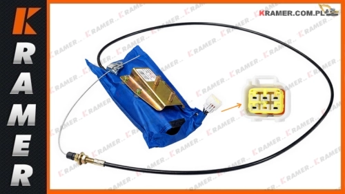 2523-9009A Cewka gaszenia solenoid napięcie 24V SUMITOMO SH DAEWOO DH DOOSAN DEWELON Solar III seria Solar 70-III Solar Diesel shutoff solenoid / Flameout shutdown shut off solenoid switch  / Клапан электромагнитный отсекатель /