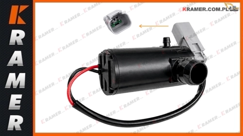 11716534 VOE11716534 Pompka spryskiwacza płynu VOLVO L70F L110F L150F L180F L45F A35F A40F L150G L220G L250G L70G L50G L90G L180H Washer pump/ Waschpumpe/ Pompe de laveuse wozidła A25G A30G A40G