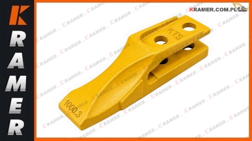 1000.3FU E11.4  Ząb łyżki minikoparki uniwer. dwustronny 40/45 mm TOOTH / TIP / ZAHN / Зубья