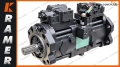 K1006550A Pompa hydrauliczna typu KAWASAKI K5V140DTP stosowana w koparkach DOOSAN DEVELON DX300  Hydraulic gear Pump / Steering Pump / Насос гидравлический / hydraulické zubové čerpadlo / hydraulische tandwielpomp /