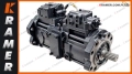 K1006550A Pompa hydrauliczna typu KAWASAKI K5V140DTP stosowana w koparkach DOOSAN DEVELON DX300  Hydraulic gear Pump / Steering Pump / Насос гидравлический / hydraulické zubové čerpadlo / hydraulische tandwielpomp /