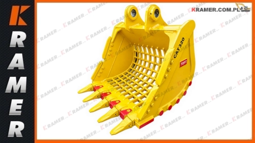 ŁKALT5918 Łyżka ażurowa HD 133cm  52" 80mm 20-28T ковш / bucket / Schöpfkelle