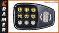 700/50192 LED Lampa przednia drogowa JCB lewa LED 2CX 3CX 4CX 540-170515-40 526-56 525-60 527-58 530-70 531-70 531 532 535 537 540 541 545 ładowarki front road lamp / передний дорожный фонарь / predné cestné svetlo / priekinis kelio žibintas