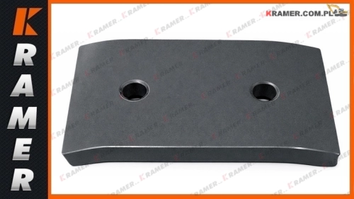 12996254-50 Ślizg podpora gąsienicy SANY SY16C SY18C dolny 50m ślizg/ podpora / slide plate / Gleitplatte / Crawler pallet