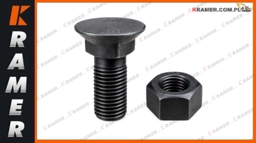5211350-5211355 Śruba lemiesza z nakrętką CAT M24  Bolt / šroub / csavar / skrutka / vis / Schraube / Болт