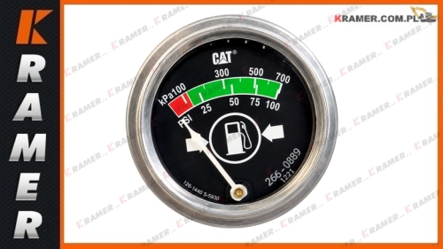 2660889 ORG 266-0889 2W3687 2W-3687 Wskaźnik ciśnienia paliwa CAT C9 C12 C18 3304B  Fuel Pressure Indicator / Ukazovateľ tlaku paliva /Pokazivač tlaka goriva / Bränsletrycksindikator / Degalų slėgio indikatorius / Індикатор тиску палива
