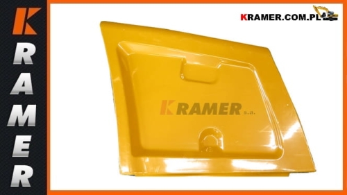 Osłona silnika JCB prawa 3CX 4CX 123/05578 Rail/ bonnet lower RH/ Yellow/ Engine cover