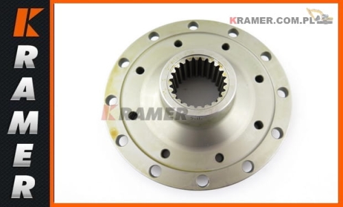 4720535 Flansza VOLVO skrzyni L90C L120B L90D L120; Gearbox flange/ Getriebeflansch/ Фланец коробки передач/ Flangia del cambio/ Bride de boîte de vitesses.
