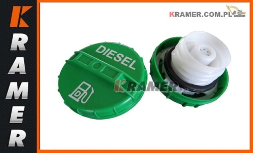 Korek wlewu paliwa BOBCAT miniładowarka  7113340  Fuel Cap green