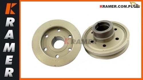 Koło pasowe wału KOMATSU PC60-3 D21-6 WA70-1     6204-31-1450 PULLEY CRANKSHAFT / RATAVIMAS / RADLAGER / шкив коленчатого вала