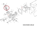 Termostat Komatsu PC200-6 6D95     600-421-6360; Termostat/Thermostat/ Термостат/ Termostato
