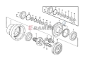 11102586 Śruba VOLVO zwolnicy L60E L90B L70D; Śruba zwolnicy/ Wheel reduction gear bolt / Schraube des Untersetzungsgetriebes	/Винт главной/ Bullone del riduttore ruota/ Boulon de réducteur de roue.