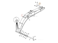 Sworzeń JCB JS1Sworzeń JCB JS145 JS130 ramię BOOM 332/K0805 PIN / Палец