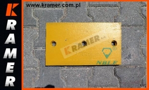 Nóż CAT D5 D4C lemiesz środkowy 3 otw