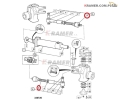 Końcówka drążka kierowniczego JCB ładowarki 530  448/17902  Ball Joint