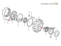 11709366 11988156 Uszczelnienie zwolnicy VOLVO BL60  BL61  BL70  BL71  BL60B  BL61B  BL70B  BL71B sealing ring / Dichtung / Уплотнение / Floating Seal