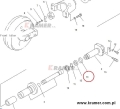 07155-00925; Uszczelnienie napinacza gąsienicy Komatsu; Sealing/Seal Ring/ Dichtung/ САЛЬНИК/ Уплотнение/печать/ étanchéité.