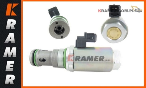 11709633 Elektrozawór występujacy w ładowarkach VOLVO L60E  L90E  L110E  L150E  L220E  L350F ; Elektrozawór/ Solenoid valve/ Solenoidventils/ соленоидный клапан/ elettrovalvola/ électrovanne.