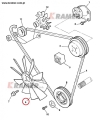 Wentylator 21" JCB 3CX / 4CX;Numery katalogowe - 123/05911;Wentylator/ Cooling fan/ Lüfter/ Крыльчатка вентилятора охлаждения двигателя/ Ventilatore/ Ventilateur.