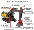 Tuleja JCB JS130 JS115 JS145 siłownik ramy do BOOM KNV0488 Pin / Палец