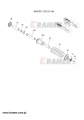 9243267 Napinacz gąsienicy HITACHI ZX200-3 ZX210LC-3 ZX240 TRACK ADJUSTER & RECOIL GROUP / Натяжитель гусеницы / Leitradeinheiten / láncfeszítő kerék egységek / Vodeci tockovi