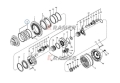 Uszczelnienie VOLVO reduktora jazdy EC240B EC240C 14528720 ; Sealing/Seal Ring/ Dichtung/ САЛЬНИК/ Уплотнение/печать/ пломба/ Foca/ Joint