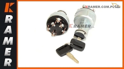 Stacyjka Komatsu PC seria 7 + 2 kluczyki 000004704 Switch, ignition, (Supplied with 2 Keys)