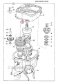 Łożysko skrzyni biegów JCB;  907/52800; Bearing/ Lager/ подшипник/ rotolamento/ Roulemen
