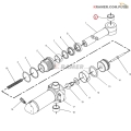 9R5922N  9R-5922N Tuleja łyżki przód CAT 416C 420C 426C 420D 422D 428E 432E BearingSleeve / Tuleja / Bushing / втулка / buchse