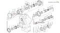 184286 Podkładka dyferencjału stosowana w wozidłach VOLVO A25 A30 A35 A40 A25B  A25C A20C A35C A40C A40D Housing Washer