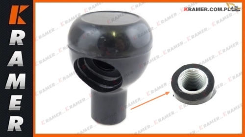 128/12634 Gałka lewarka zmiany biegów stosowana w maszynach JCB 2CX  3CX  4CX  520  525 Knob / Рукоятка рычага / Ручка / schaltknauf