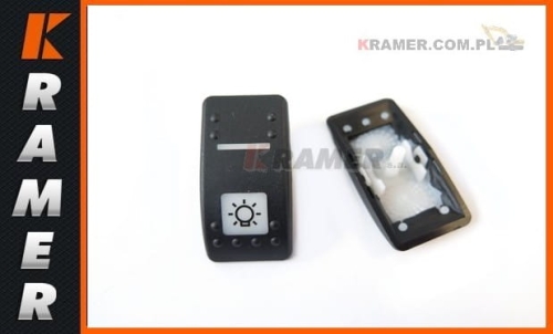 Klawisz przełącznika JCB światła kabiny 3CX 4CX   701/58824  Actuator, head lights switch
